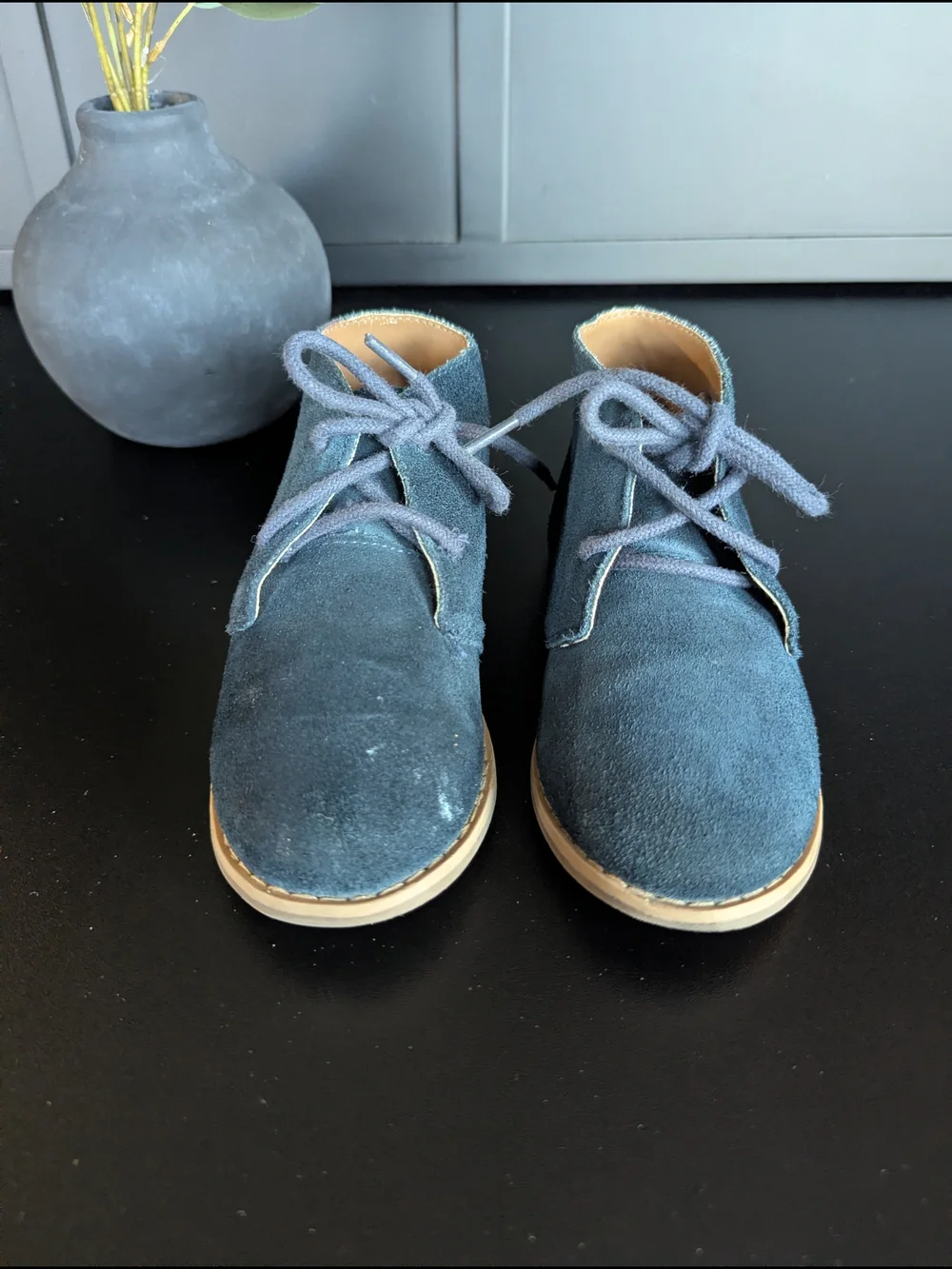 Janie and Jack Tan Leather Slip-On Shoe